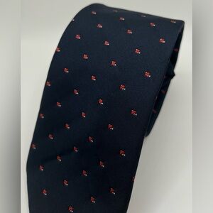 Philippe Longet Blue & Red Modern Classic Mens Tie